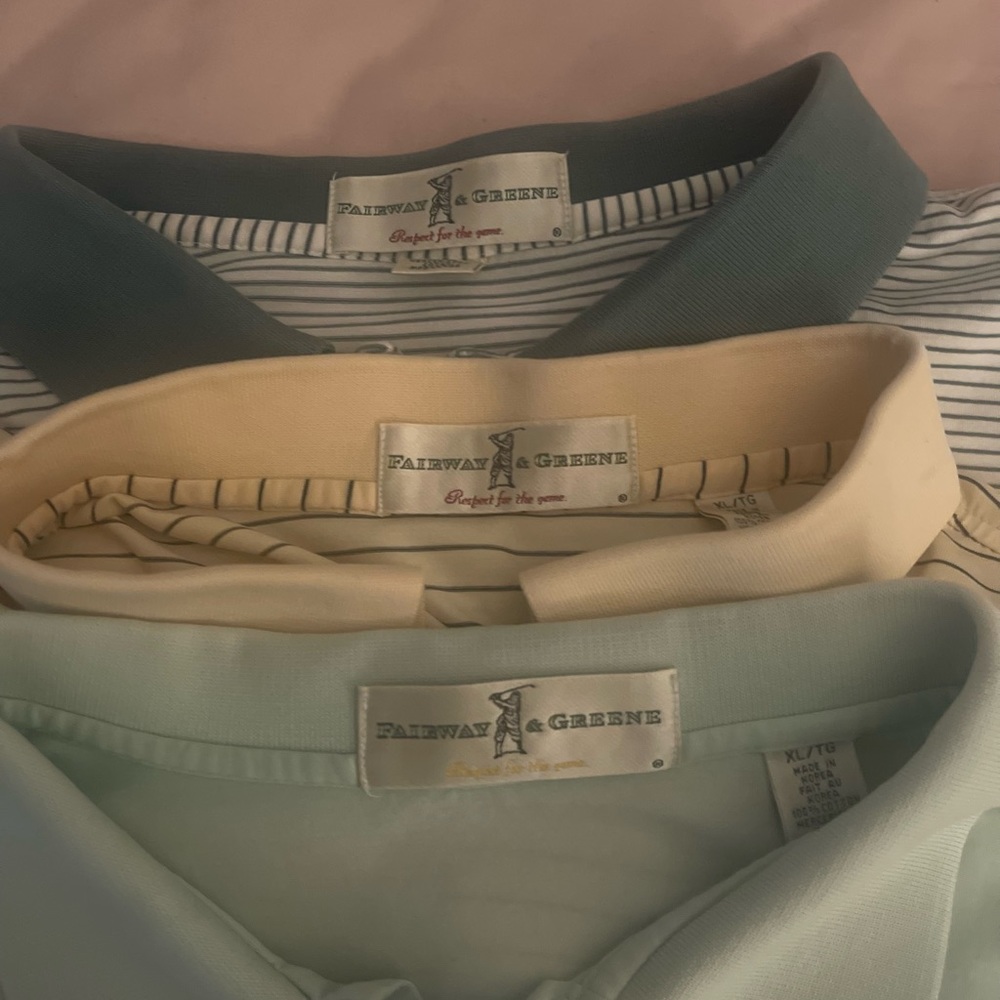Bundle— 3 - Fairway & Greene polos AMATEUR golf tournaments
